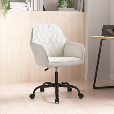 Rabideau velvet deals task chair